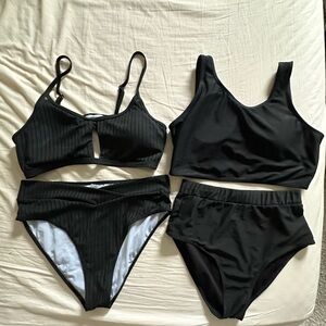 High waist swimsuit bundle